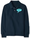 K2 & K3 Girls Pique Polo Long Sleeve